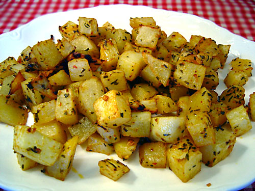 Spicy ROASTED POTATOES recipe – 177 calories | Diet Recipes under ...