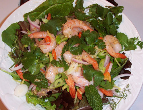 Thai Spicy Shrimp Salad recipe