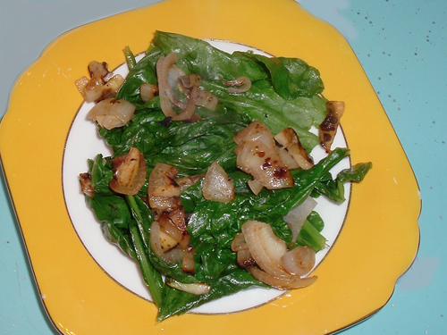 Collard Greens Salad recipe - 85 calories