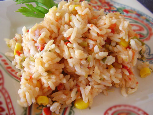 Salsa Rice recipe - 101 calories
