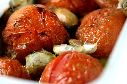 Garlic tomatoes recipe