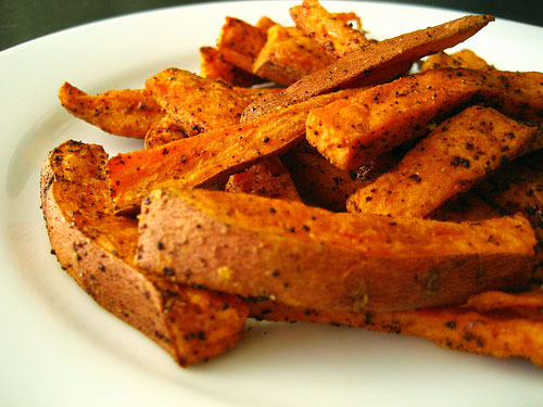 Savory Sweet Potatoes recipe - 120 calories