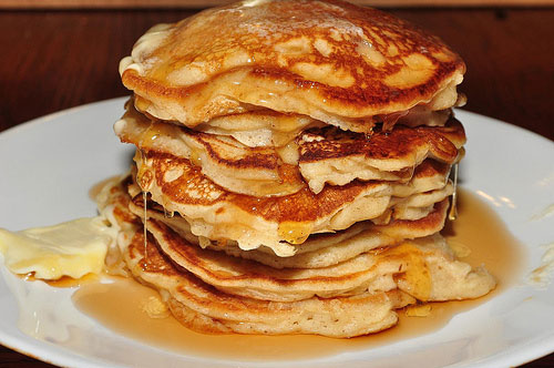 apple walnut pancakes recipe picture