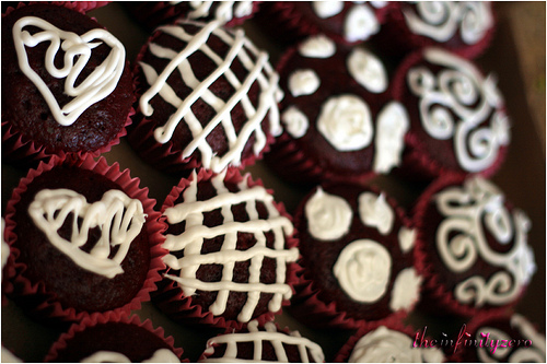 valentine's day red velvet cupcakes recipe picture