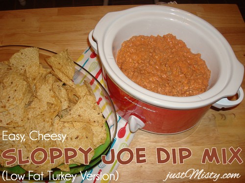 Easy, Cheesy Sloppy Joe Dip Recipe (Low Fat Turkey Version) recipe photo