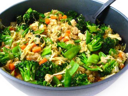 Low Calorie Chicken and Veggies Stir Fry recipe photo