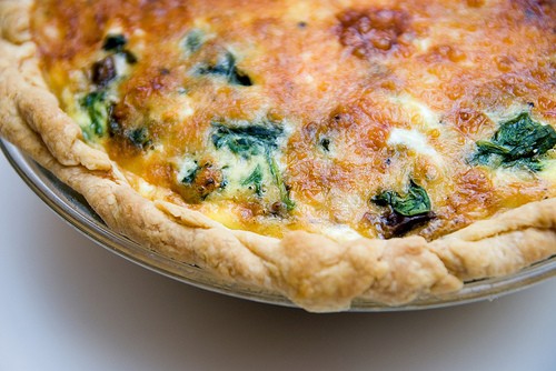 Low-Fat 3 Cheese Spinach Pie recipe photo