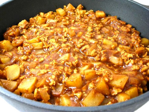 Low Fat Barbecue Turkey Chili, Potato Skillet recipe photo