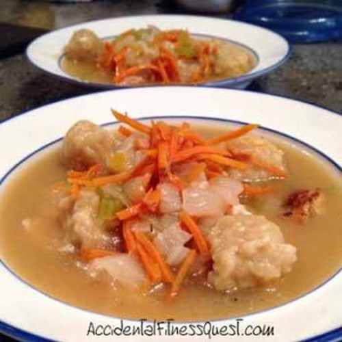 Low Fat, Low Calorie Chicken and Dumplings recipe photo
