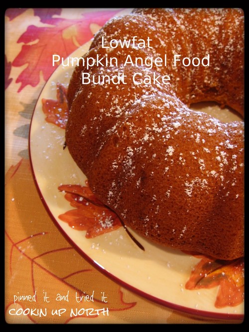 Low Fat Pumpkin Angel Food Cake recipe photo