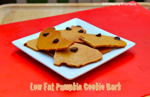Low Fat Pumpkin Cookie Bark recipe photo