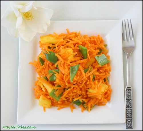 Low-Fat Raw Carrot Curry recipe photo