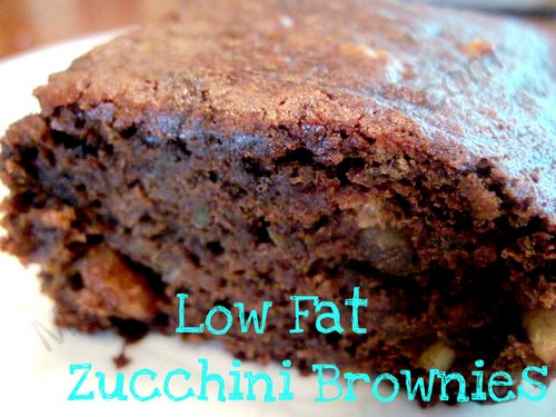 Low Fat Zucchini Brownies recipe photo